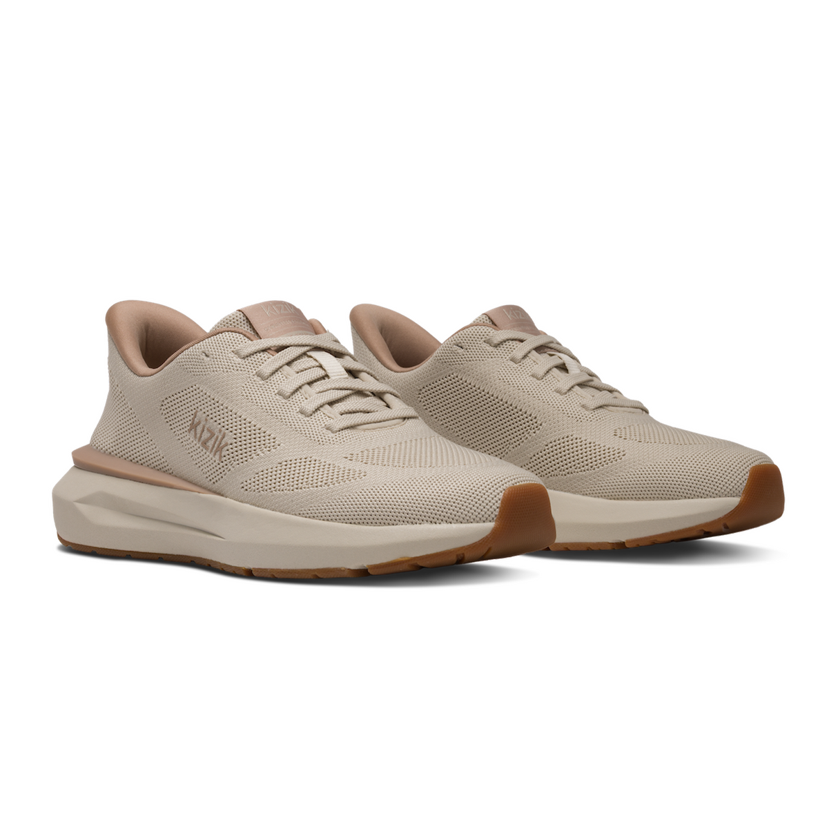 Kizik Athens 2 Knit Sneaker (Women) - Oatmeal/Warm Taupe
