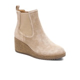 Aetrex Dawn Wedge Boot (Women) - Tan Boots - Casual - Low - The Heel Shoe Fitters