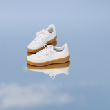 Kizik Camden Sneaker (Women) - White/Gum Rubber Athletic - Casual - Lace Up - The Heel Shoe Fitters