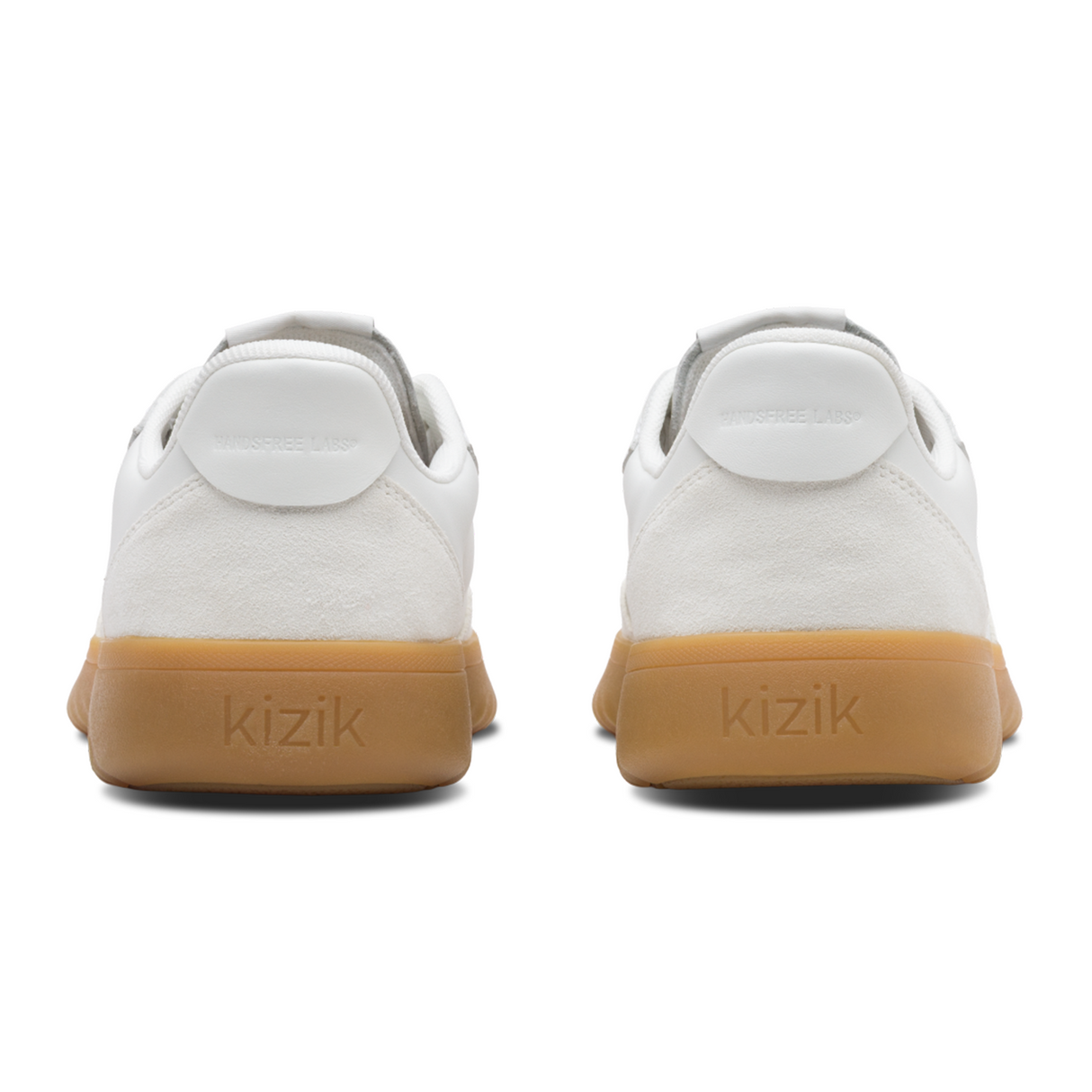 Kizik Camden Sneaker (Women) - White/Gum Rubber Athletic - Casual - Lace Up - The Heel Shoe Fitters