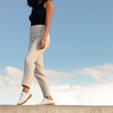 Kizik Camden Sneaker (Women) - White/Gum Rubber Athletic - Casual - Lace Up - The Heel Shoe Fitters