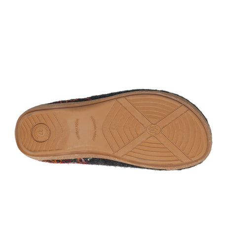 Taos Woolflower Slipper (Women) - Charcoal Dress-Casual - Slipper - The Heel Shoe Fitters