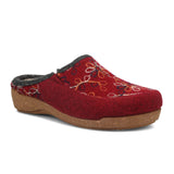 Taos Woolflower Slipper (Women) - Cranberry Dress-Casual - Slipper - The Heel Shoe Fitters