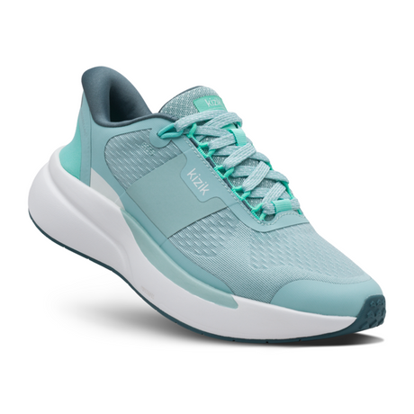 Kizik Freedom Run Sneaker (Women) - Surf Spray/Beach Glass Athletic - Casual - Lace Up - The Heel Shoe Fitters