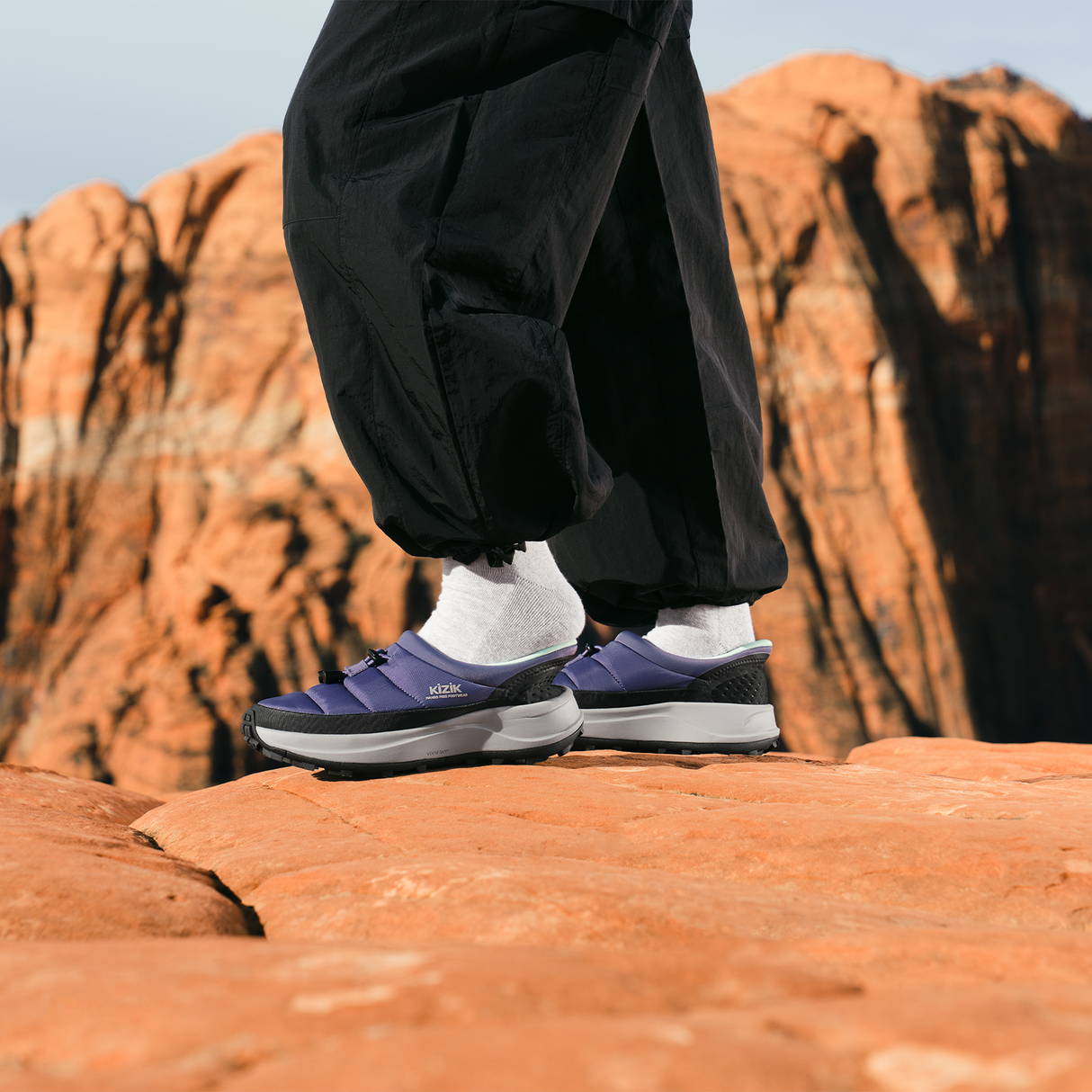 Kizik Freedom Moc (Women) - Heron/Alloy
