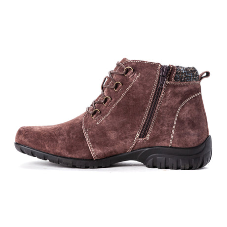 Propet Delaney Ankle Boot (Women) - Brown Boots - Fashion - Ankle Boot - The Heel Shoe Fitters