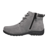 Propet Delaney Ankle Boot (Women) - Grey Boots - Casual - Low - The Heel Shoe Fitters