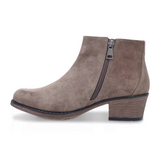 Propet Rebel Ankle Boot (Women) - Smoked Taupe Suede Boots - Fashion - Ankle Boot - The Heel Shoe Fitters