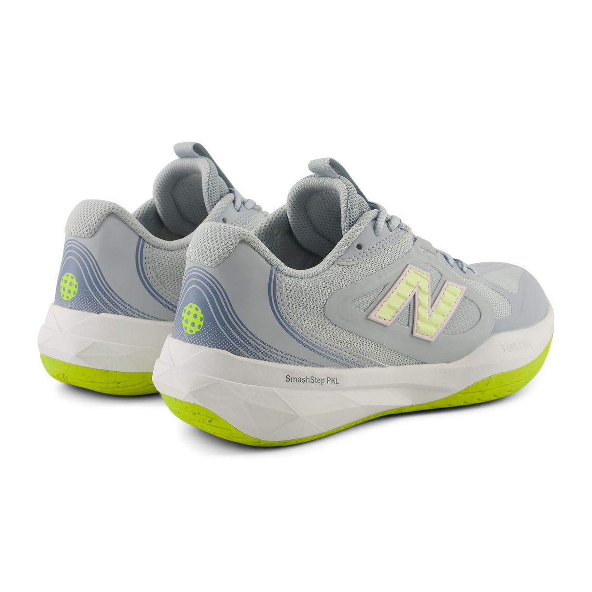 New Balance SmashStep PKL Pickleball Court Shoe (Women) - Light Zinc Blue/Pink Granite/Glint Blue