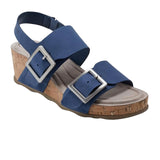 Earth Willa Wedge Sandal (Women) - Dark Blue - The Heel Shoe Fitters