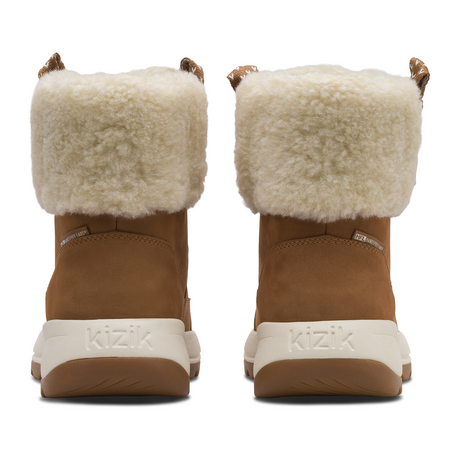 Kizik Juno 2 Lace Boot (Women) - Bran/Pristine Boots - Winter - Mid - The Heel Shoe Fitters
