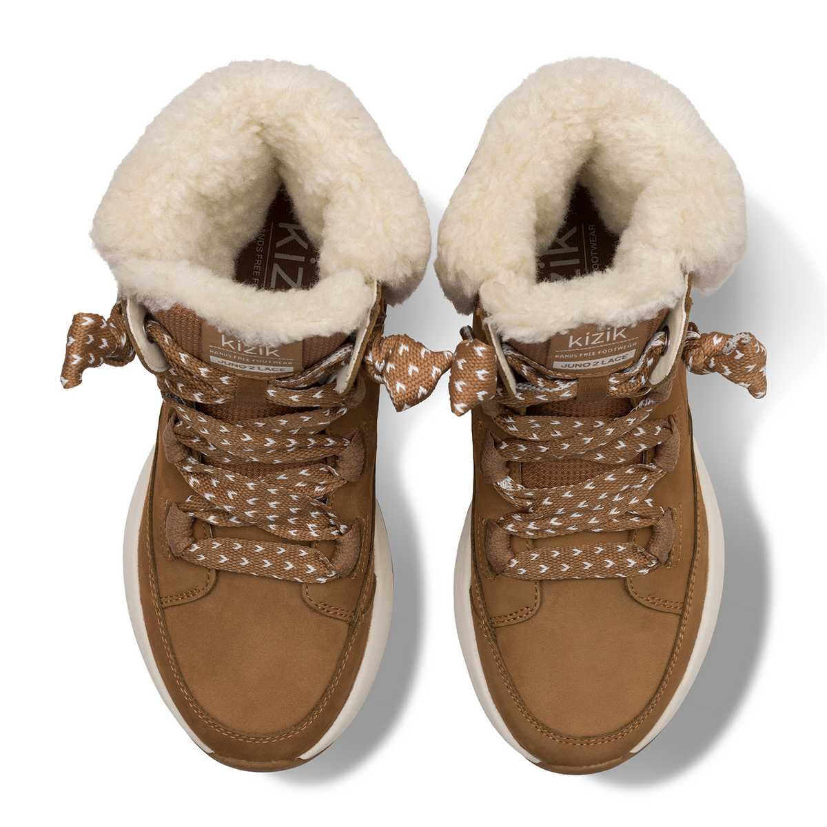 Kizik Juno 2 Lace Boot (Women) - Bran/Pristine