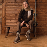Kizik Juno 2 Lace Boot (Women) - Shitake/Fog