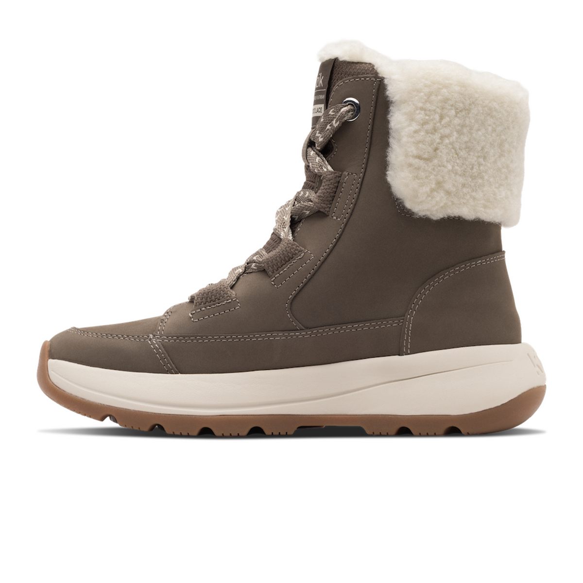 Kizik Juno 2 Lace Boot (Women) - Shitake/Fog