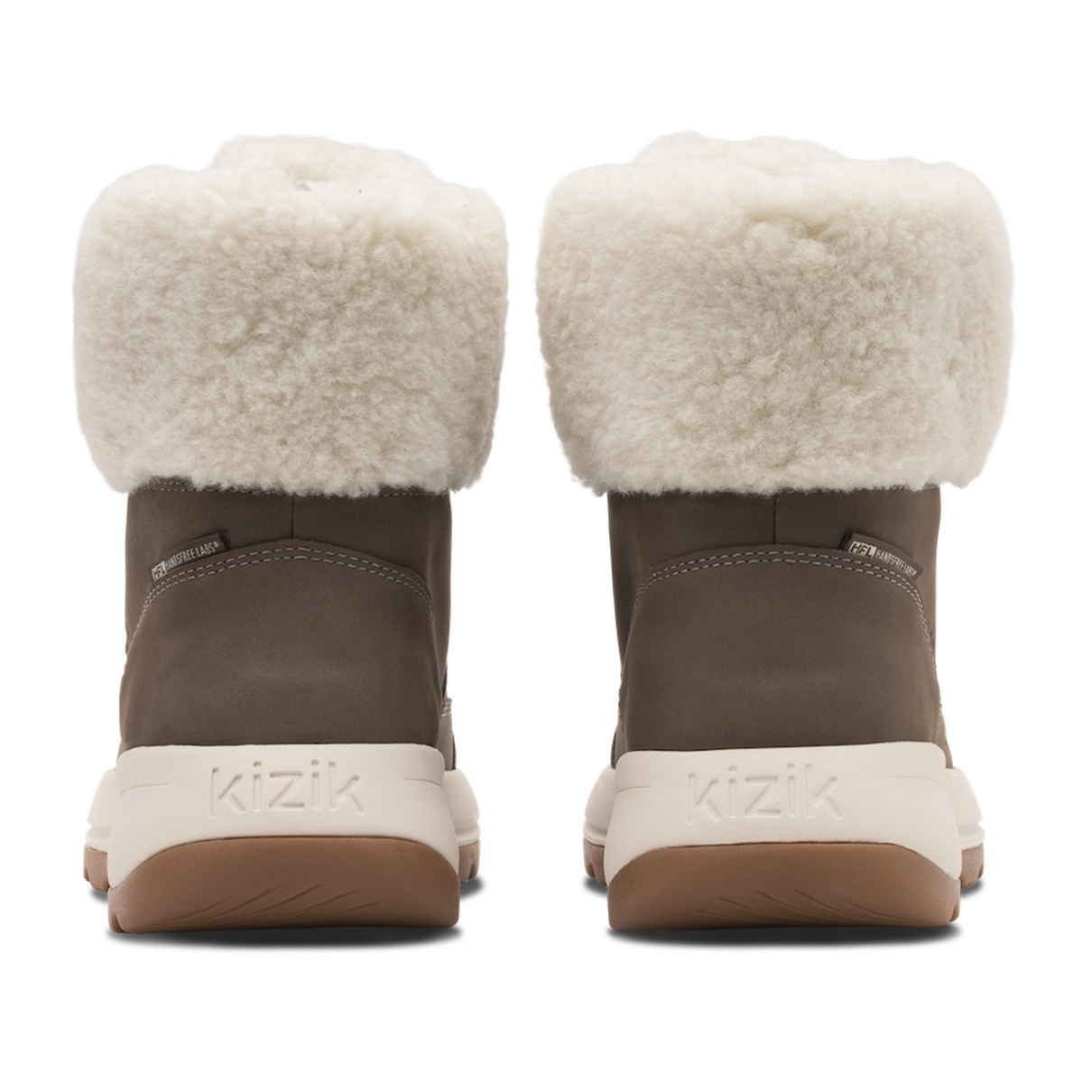 Kizik Juno 2 Lace Boot (Women) - Shitake/Fog
