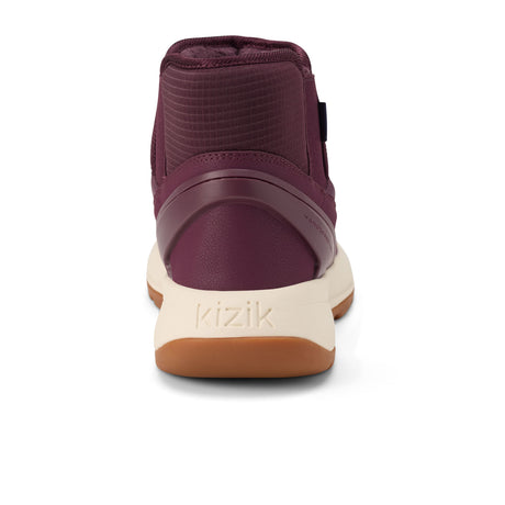 Kizik Juno 2 Low Insulated Boot (Women) - Mauve Wine Athletic - Casual - Lace Up - The Heel Shoe Fitters