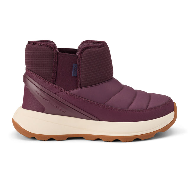 Kizik Juno 2 Low Insulated Boot (Women) - Mauve Wine Athletic - Casual - Lace Up - The Heel Shoe Fitters