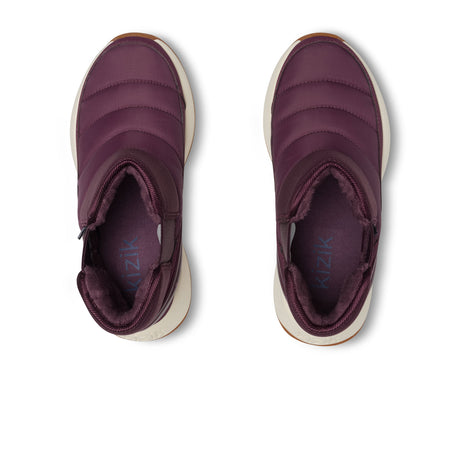 Kizik Juno 2 Low Insulated Boot (Women) - Mauve Wine Athletic - Casual - Lace Up - The Heel Shoe Fitters