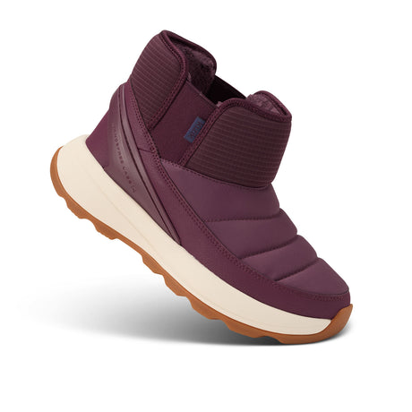 Kizik Juno 2 Low Insulated Boot (Women) - Mauve Wine Athletic - Casual - Lace Up - The Heel Shoe Fitters