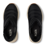 Kizik Juno 2 Low Insulated Boot (Women) - Black/Whitecap Gray Athletic - Casual - Slip On - The Heel Shoe Fitters