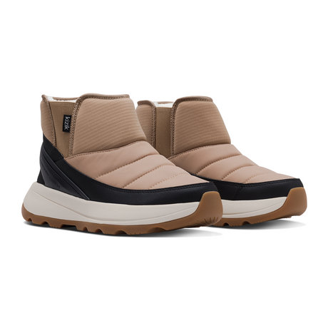 Kizik Juno 2 Low Insulated Boot (Women) - Cinnamon Swirl/Black Athletic - Casual - Slip On - The Heel Shoe Fitters