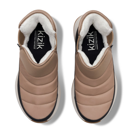 Kizik Juno 2 Low Insulated Boot (Women) - Cinnamon Swirl/Black Athletic - Casual - Slip On - The Heel Shoe Fitters
