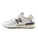 New Balance 574 Sneaker (Women) - Metallic Silver/Arctic Grey Athletic - Casual - Lace Up - The Heel Shoe Fitters