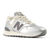 New Balance 574 Sneaker (Women) - Metallic Silver/Arctic Grey Athletic - Casual - Lace Up - The Heel Shoe Fitters