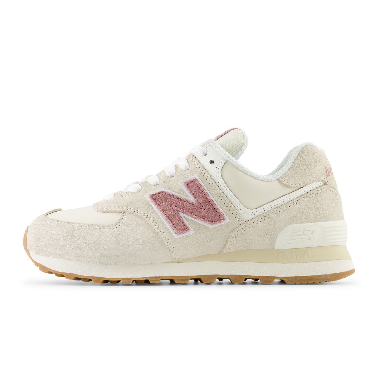 New Balance 574 Sneaker (Women) - Linen/Rosewood Athletic - Casual - Lace Up - The Heel Shoe Fitters