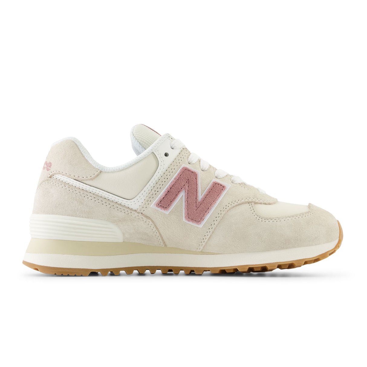 New Balance 574 Sneaker (Women) - Linen/Rosewood Athletic - Casual - Lace Up - The Heel Shoe Fitters