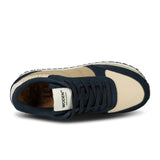 Woden Ronja Plateau Sneaker (Women) - Navy Multi Athletic - Casual - Lace Up - The Heel Shoe Fitters