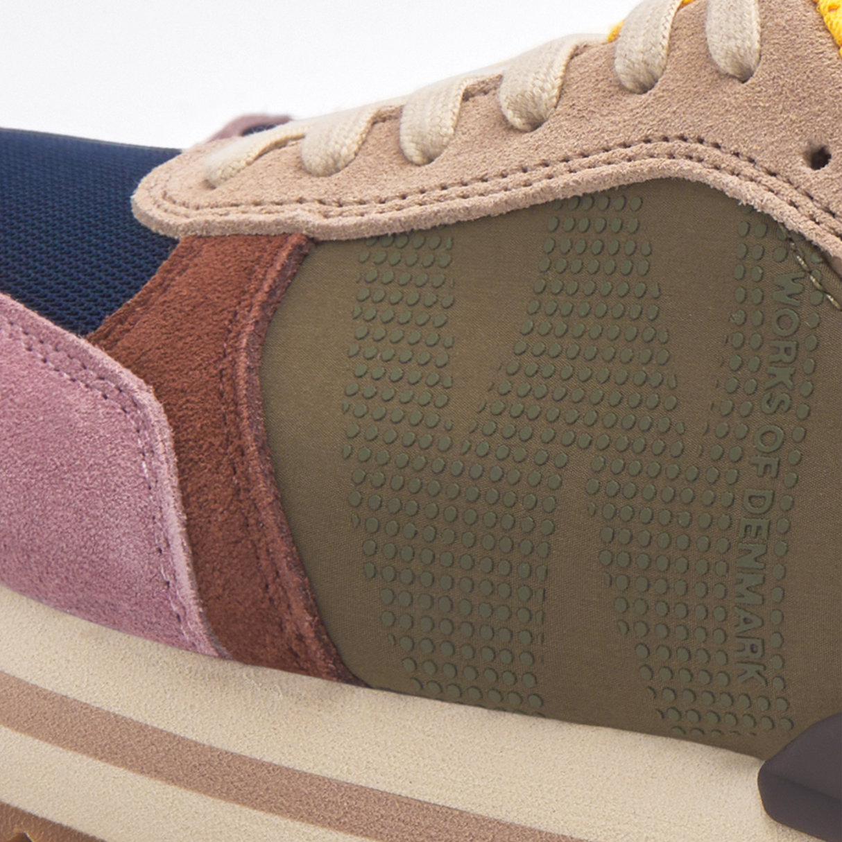 Woden Ronja Plateau Sneaker (Women) - Dark Algae Multi Athletic - Casual - Lace Up - The Heel Shoe Fitters