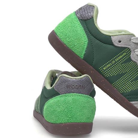 Woden Nanna Sneaker (Women) - Apple Green Multi Athletic - Casual - Lace Up - The Heel Shoe Fitters