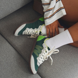 Woden Nanna Sneaker (Women) - Apple Green Multi Athletic - Casual - Lace Up - The Heel Shoe Fitters