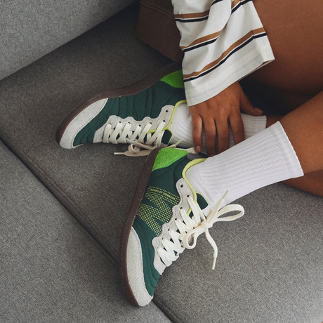 Woden Nanna Sneaker (Women) - Apple Green Multi Athletic - Casual - Lace Up - The Heel Shoe Fitters