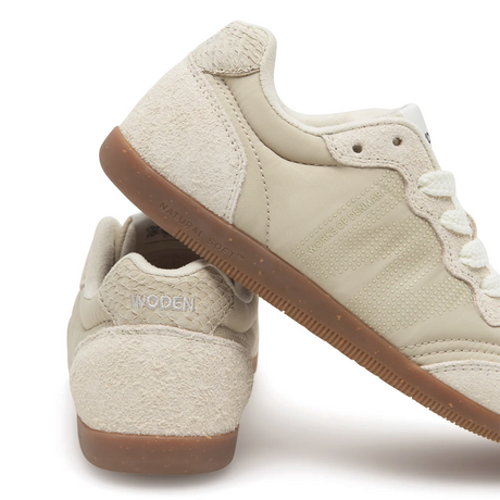 Woden Nanna Sneaker (Women) - Ivory Athletic - Casual - Lace Up - The Heel Shoe Fitters