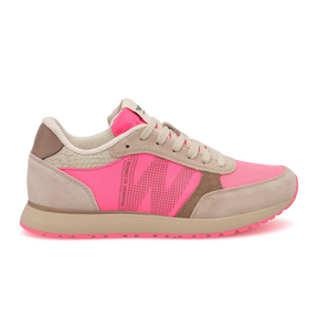 Woden Ronja Tricolor Sneaker (Women) - Raspberry Multi Athletic - Casual - Lace Up - The Heel Shoe Fitters