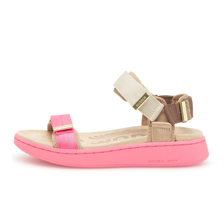 Woden Line Tricolor Active Sandal (Women) - Raspberry Multi Sandal - Active - The Heel Shoe Fitters