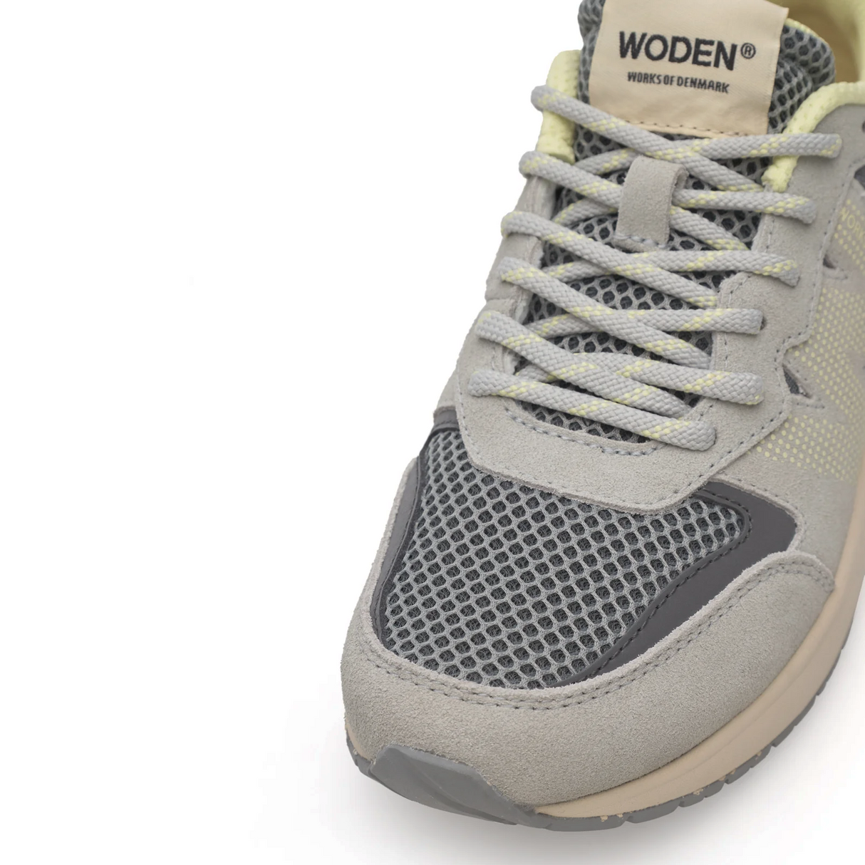 Woden Rigmor Sneaker (Women) - Sea Fog Grey Athletic - Casual - Lace Up - The Heel Shoe Fitters