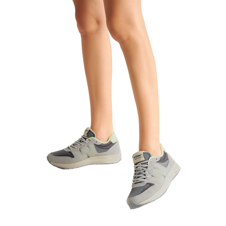 Woden Rigmor Sneaker (Women) - Sea Fog Grey Athletic - Casual - Lace Up - The Heel Shoe Fitters