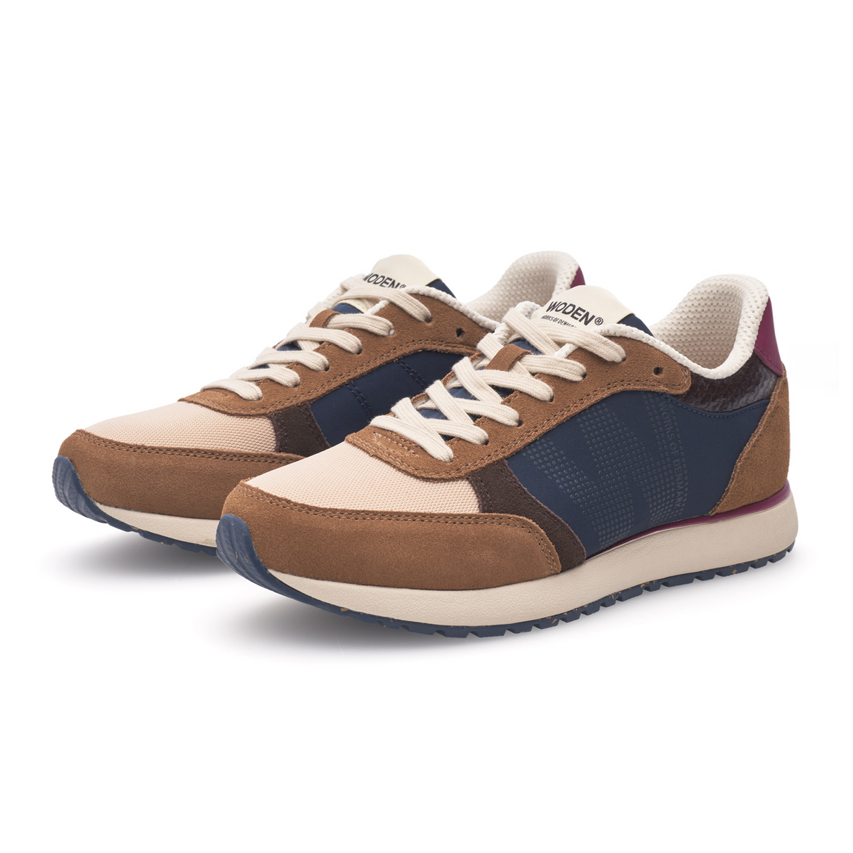 Woden Ronja Sneaker (Women) - Caramel Multi Athletic - Casual - Lace Up - The Heel Shoe Fitters