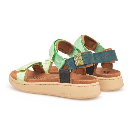 Woden Line Active Sandal (Women) - Green Apple Multi Sandal - Active - The Heel Shoe Fitters