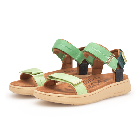 Woden Line Active Sandal (Women) - Green Apple Multi Sandal - Active - The Heel Shoe Fitters