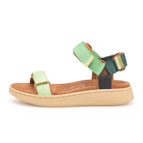Woden Line Active Sandal (Women) - Green Apple Multi Sandal - Active - The Heel Shoe Fitters