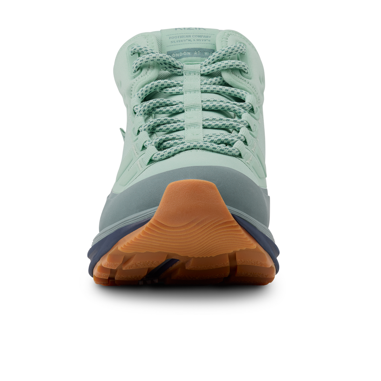 Kizik London All-Terrain Mid Waterproof Sneaker (Women) - Surf Spray/Naval Academy Athletic - Casual - Lace Up - The Heel Shoe Fitters