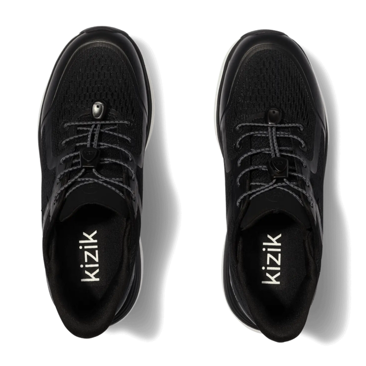 Kizik London Sneaker (Women) - Black Athletic - Casual - Lace Up - The Heel Shoe Fitters