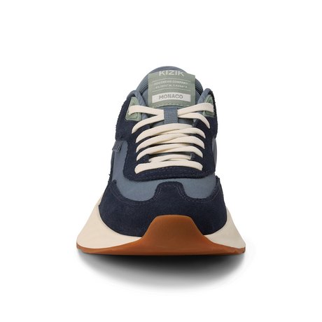Kizik Monaco Sneaker (Women) - Stormy Weather/Naval Academy Athletic - Casual - Lace Up - The Heel Shoe Fitters