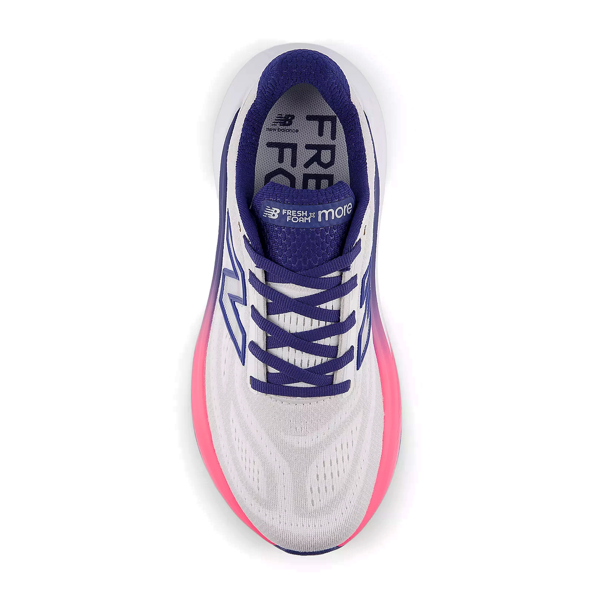 New Balance Fresh Foam X More v6 Running Shoe (Women) - Reflection/Blue Oyster/Pink Heat