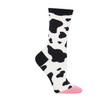 SockSmith MOOOO! Crew Sock (Women) - White Accessories - Socks - Lifestyle - The Heel Shoe Fitters