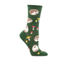 SockSmith Slow Poke Crew Sock (Women) - Green Heather Accessories - Socks - Lifestyle - The Heel Shoe Fitters